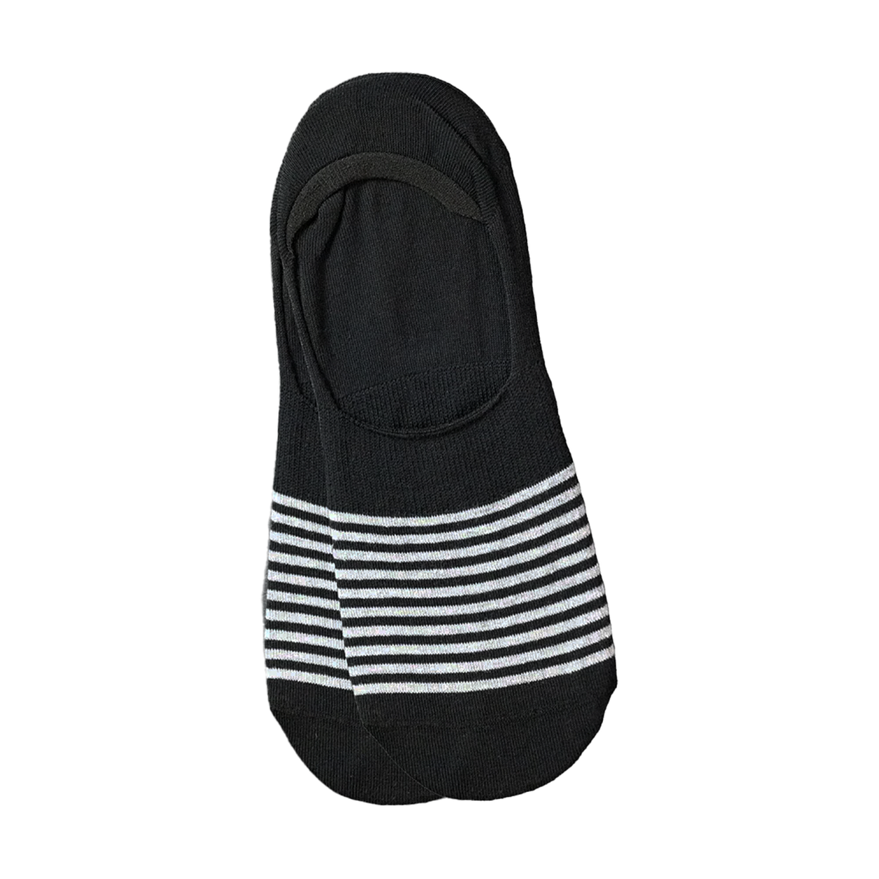 Black No Show Socks image number 1