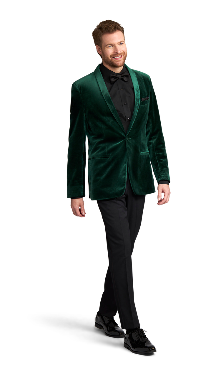 Green Velvet Brooklyn Tuxedo  image number 2