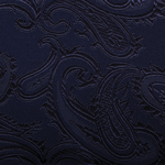 Navy Paisley Pocket Square image number 1