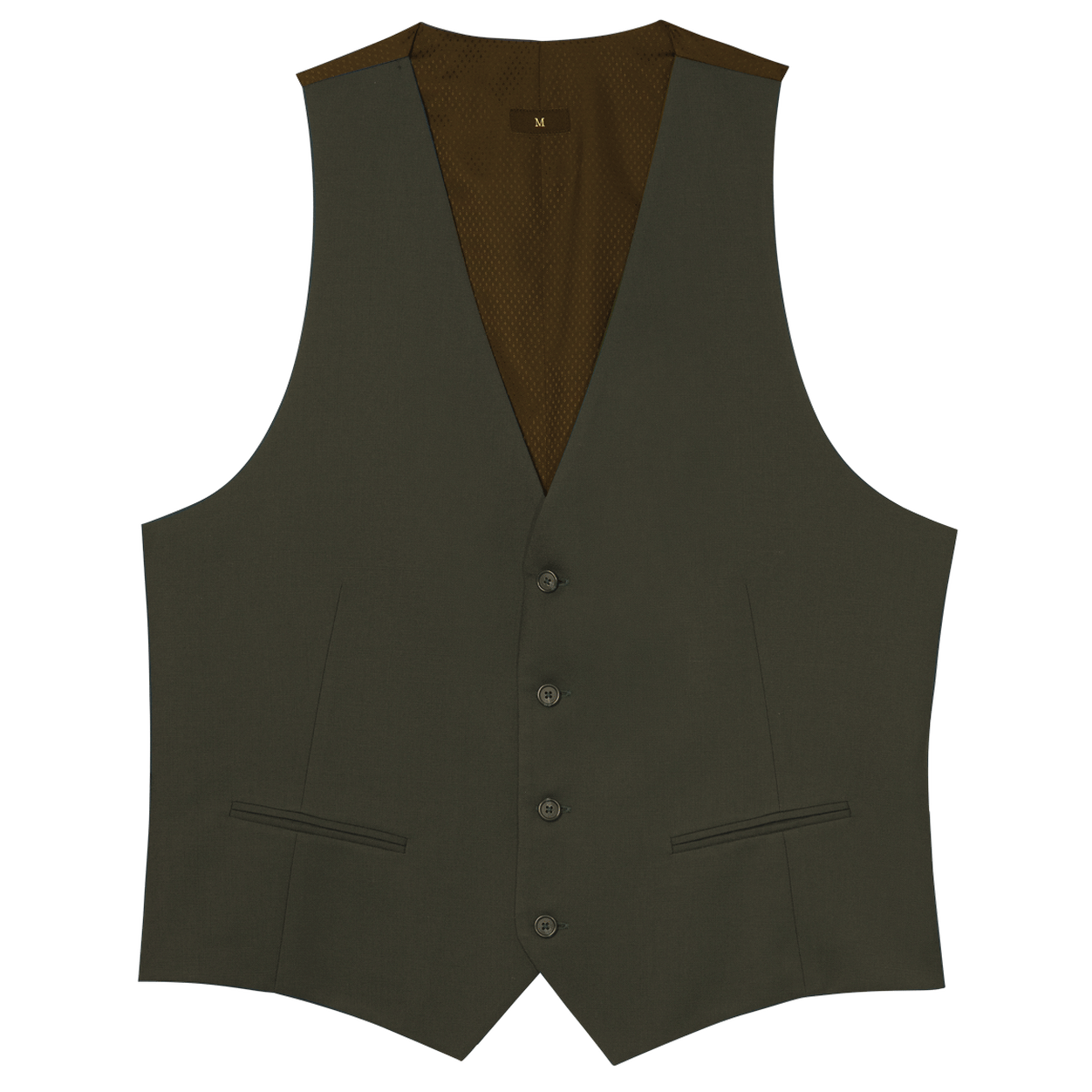 Olive Suit Vest image number 1