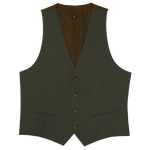 Olive Suit Vest image number 1