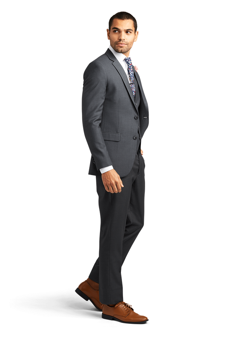 Charcoal Stretch Suit Separates image number 2