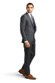 Charcoal Stretch Suit Separates image number 2