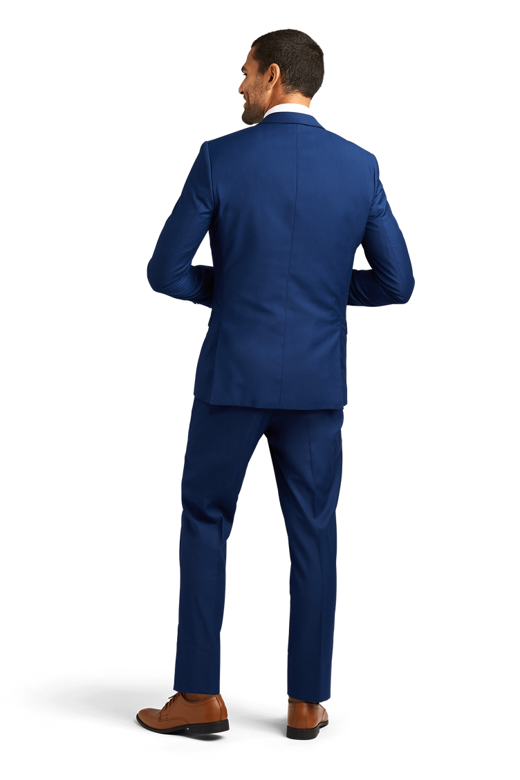 Cobalt Blue Stretch Suit Separates image number null