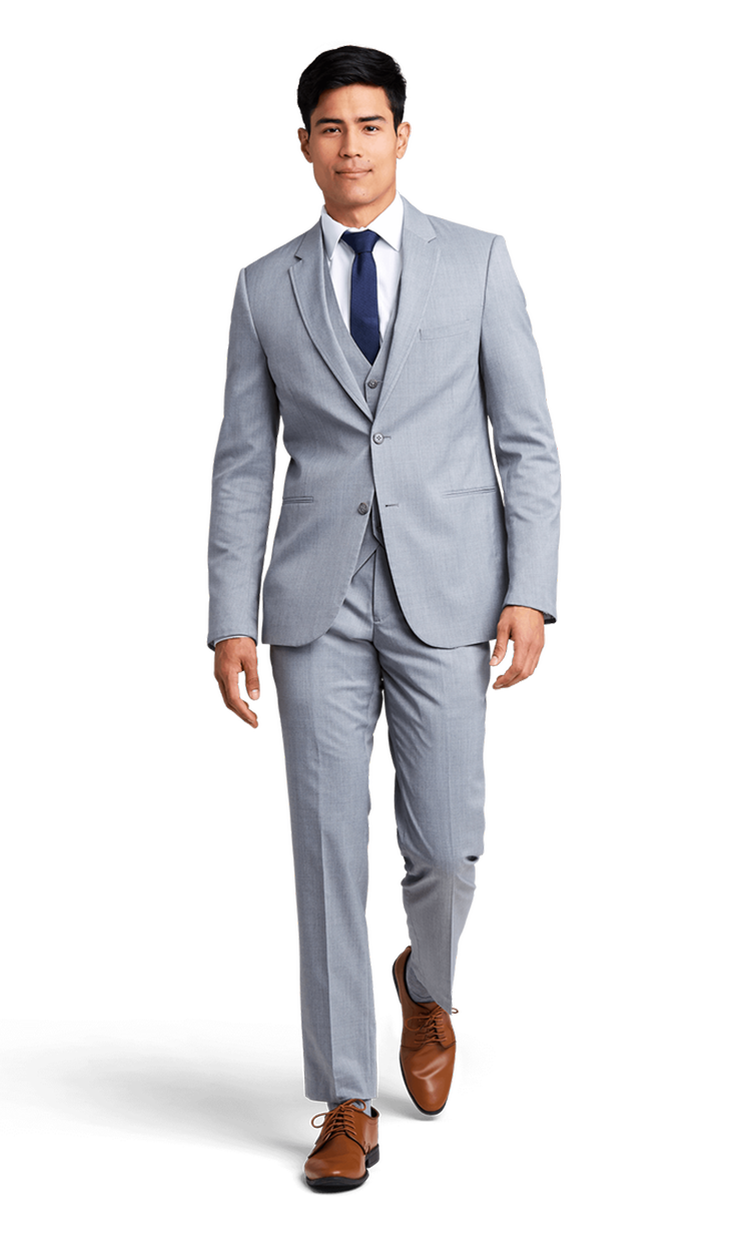 Heather Grey Performance Suit image number null
