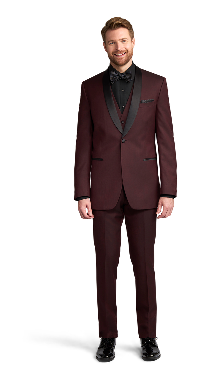 Burgundy Camden Tuxedo image number 4