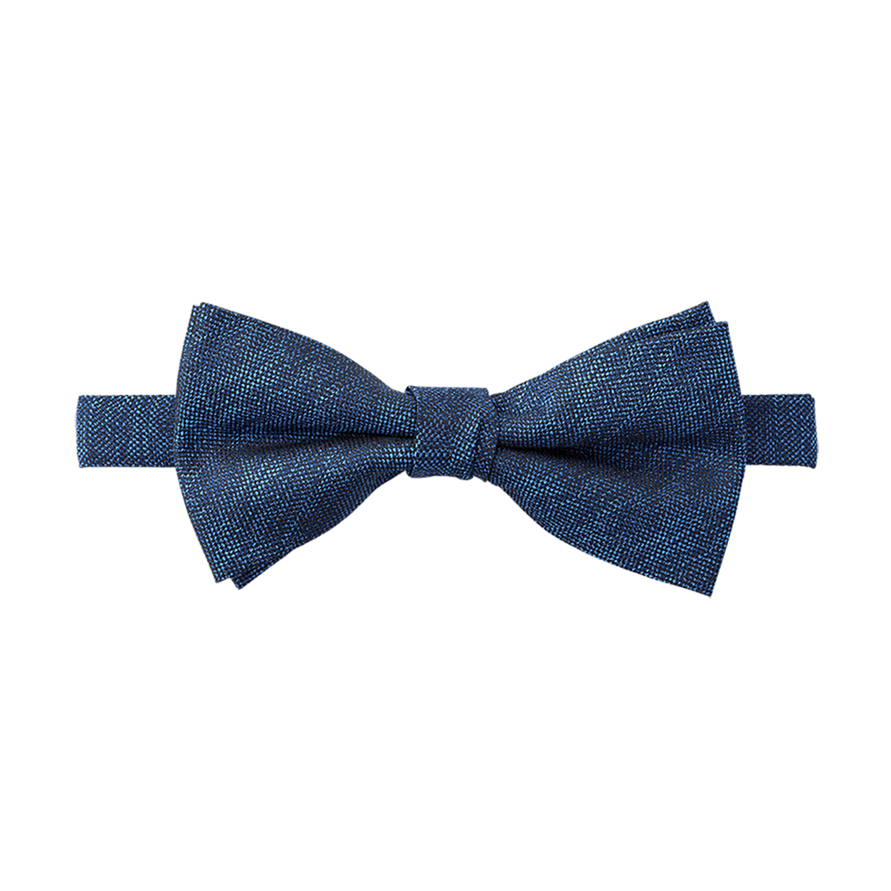 Steel Blue Textured Bow Tie image number 1