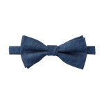 Steel Blue Textured Bow Tie image number 1