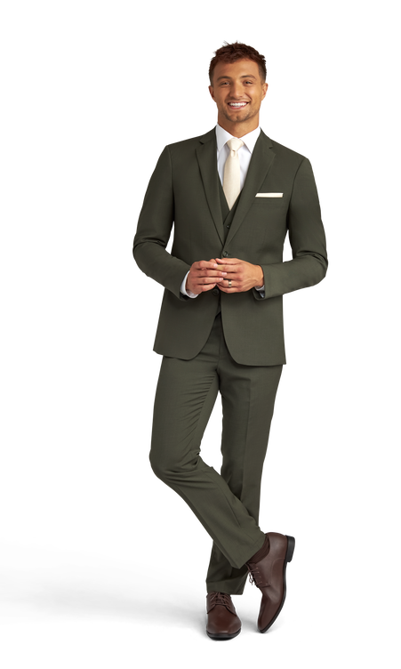 Olive Green Prado Suit