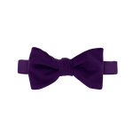 Plum Velvet Bow Tie image number 1