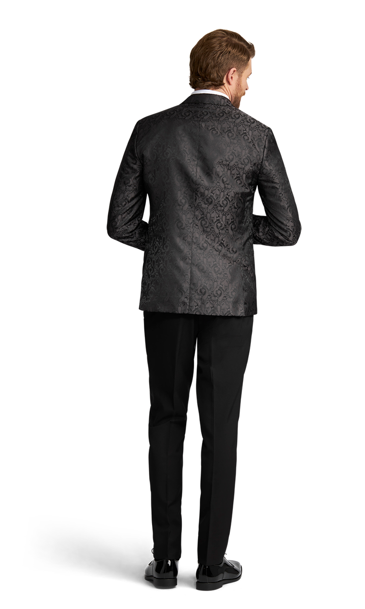 Black Paisley Chase Tuxedo  image number 3
