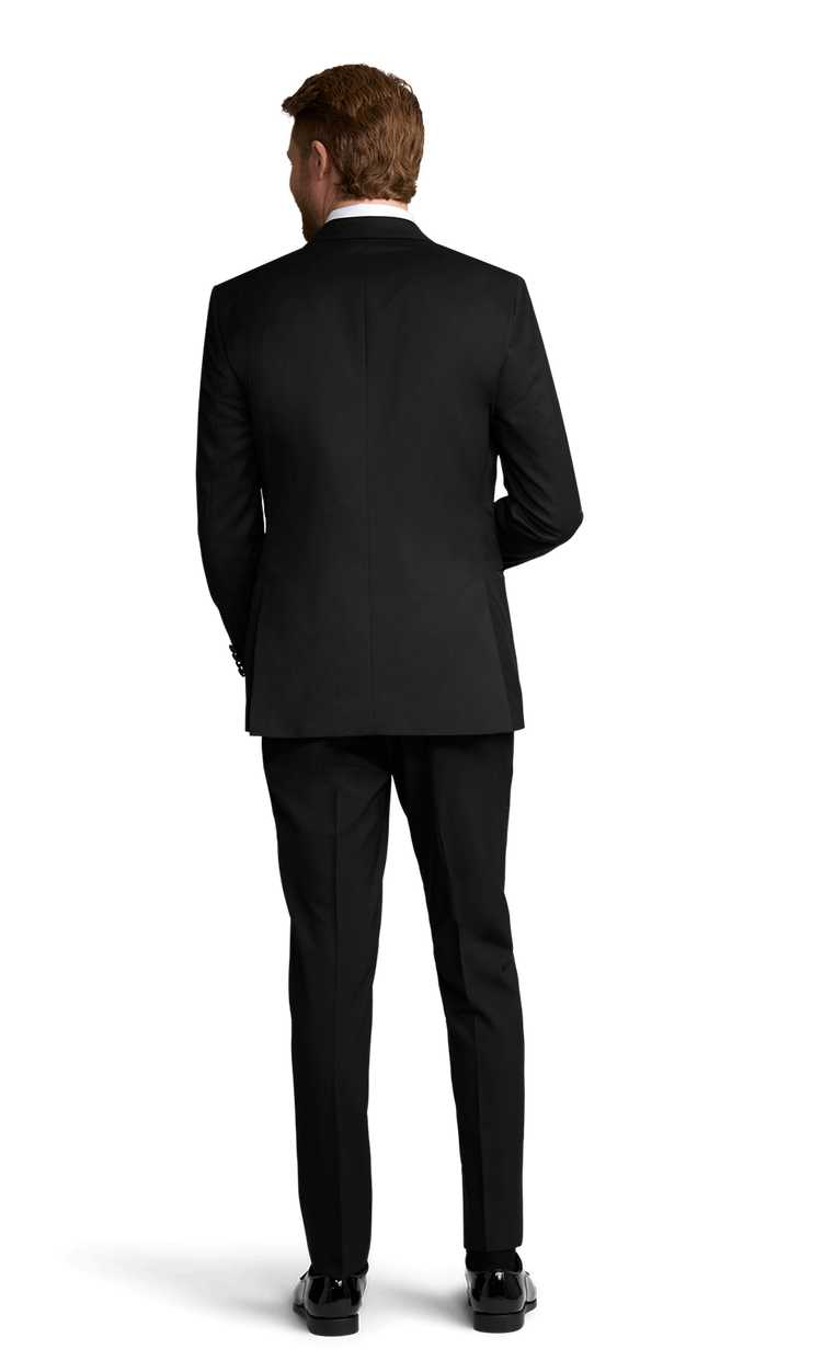 Black Double Breasted Stretch Separates Tuxedo image number 4
