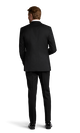 Black Double Breasted Stretch Separates Tuxedo image number 4