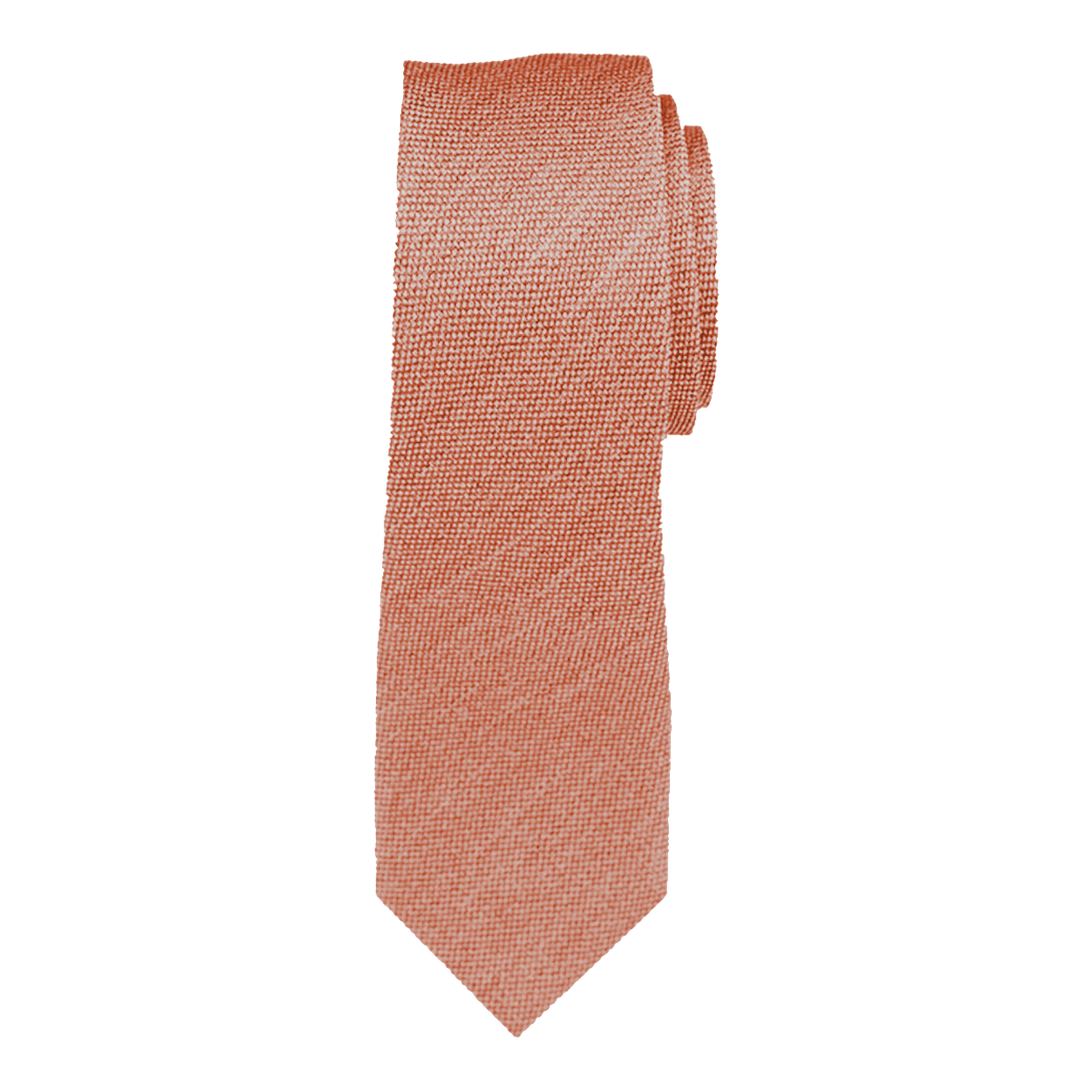 Rust Matte Long Tie image number 1