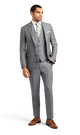 Grey Stretch Suit Separates image number null