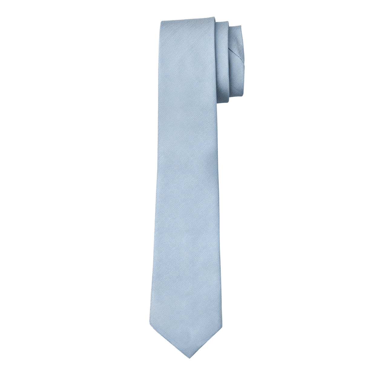 Dusty Blue Textured Long Tie image number 1
