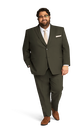 Olive Green Prado Suit image number 7