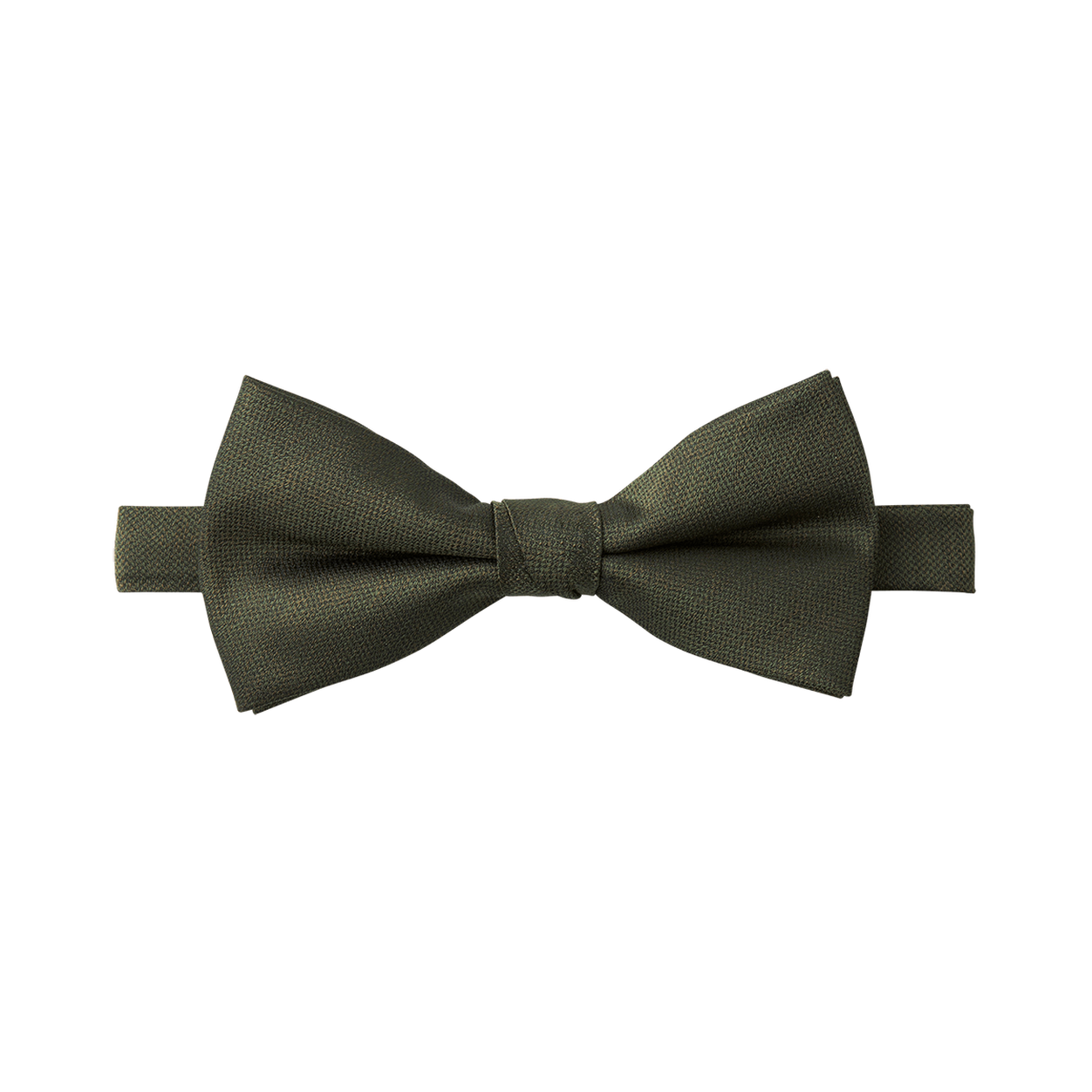Olive Textured Bow Tie image number 1
