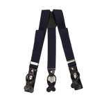 Navy Button And Clip Suspenders image number null