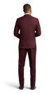 Burgundy Stretch Suit Separates image number 4