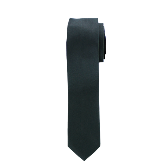 Black Self Tie Long Tie