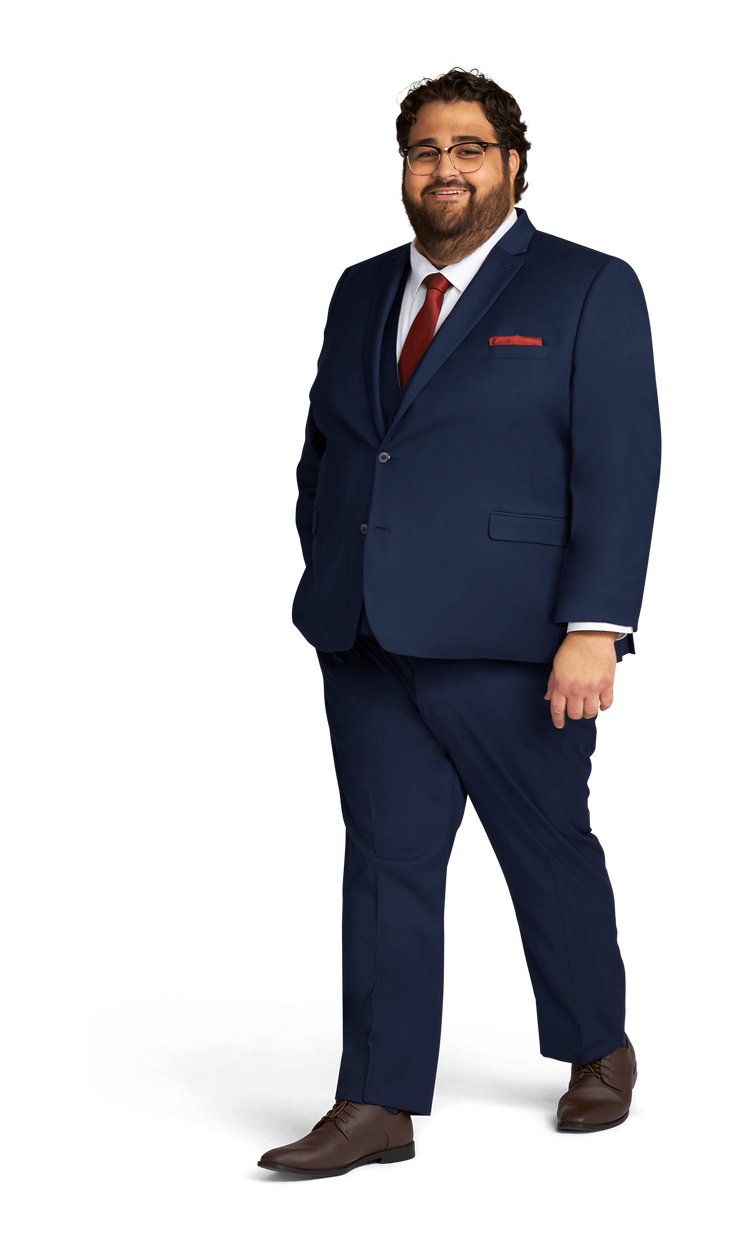 Navy Stretch Suit Separates image number 1