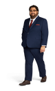 Navy Stretch Suit Separates image number 1