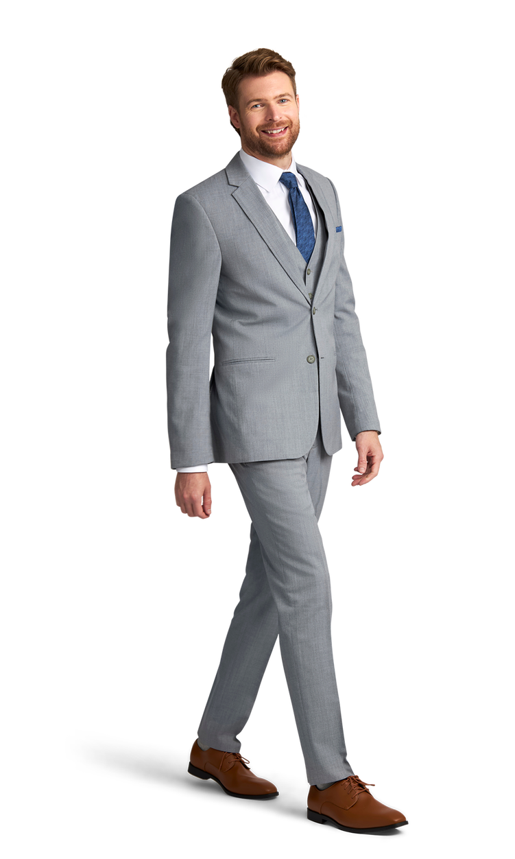 Heather Grey Performance Suit image number 2