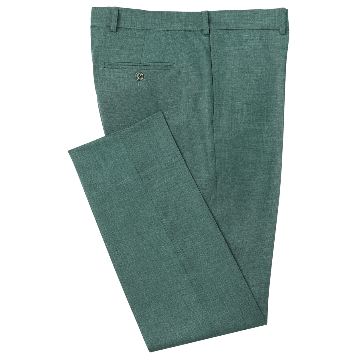 Forest Green Stretch Suit Separates Pants image number 1