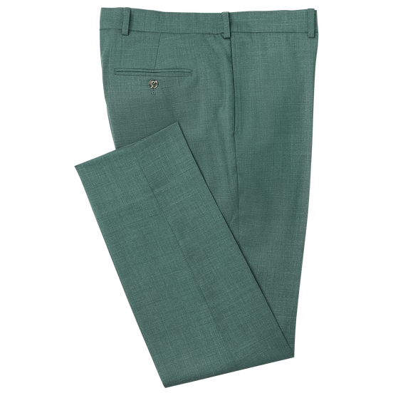 Forest Green Stretch Suit Separates Pants