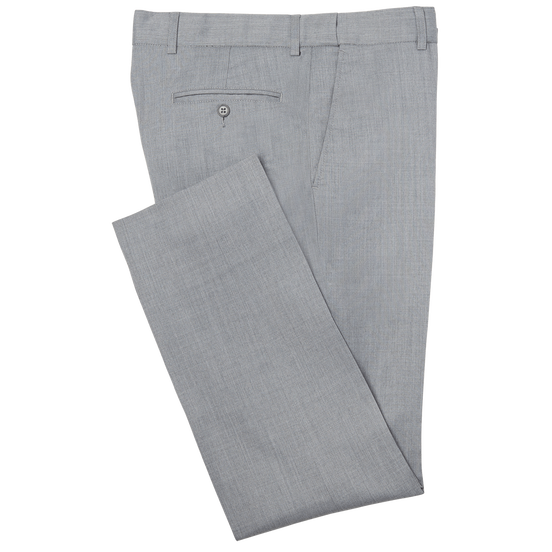 Heather Grey Performance Fabric Suit Pants