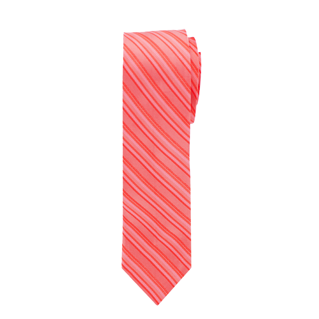 Guava Striped Long Tie image number 1
