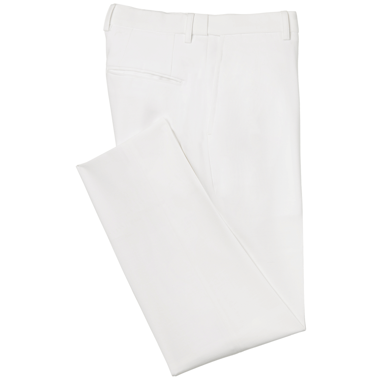 White Slim Fit Suit Pant image number null