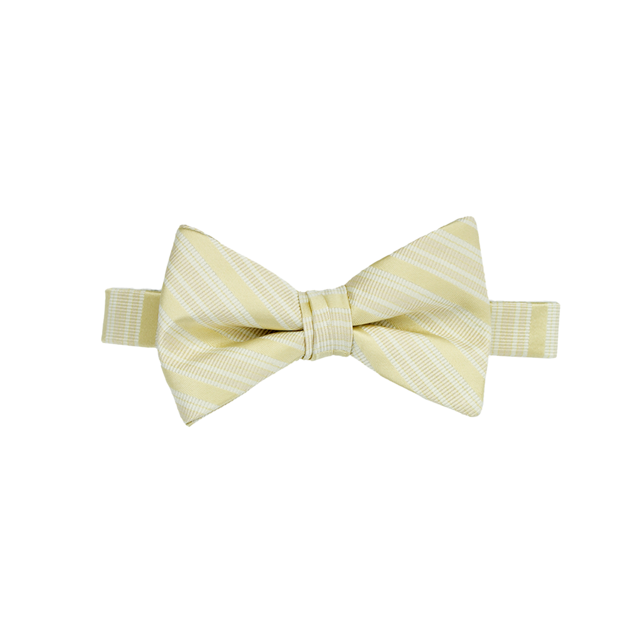 Straw Striped Bow Tie image number 1