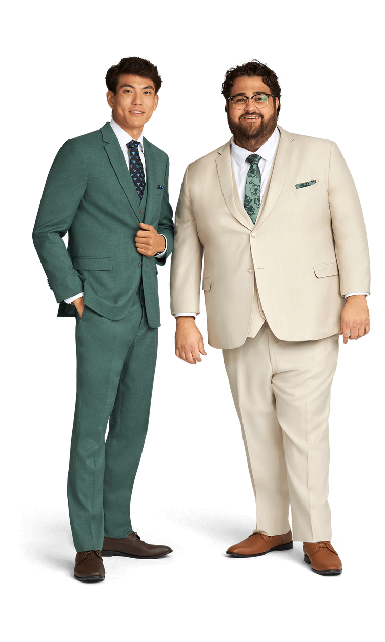Forest Green Stretch Suit Separates image number 4