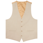 Tan Stretch Suit Separates Vest image number null