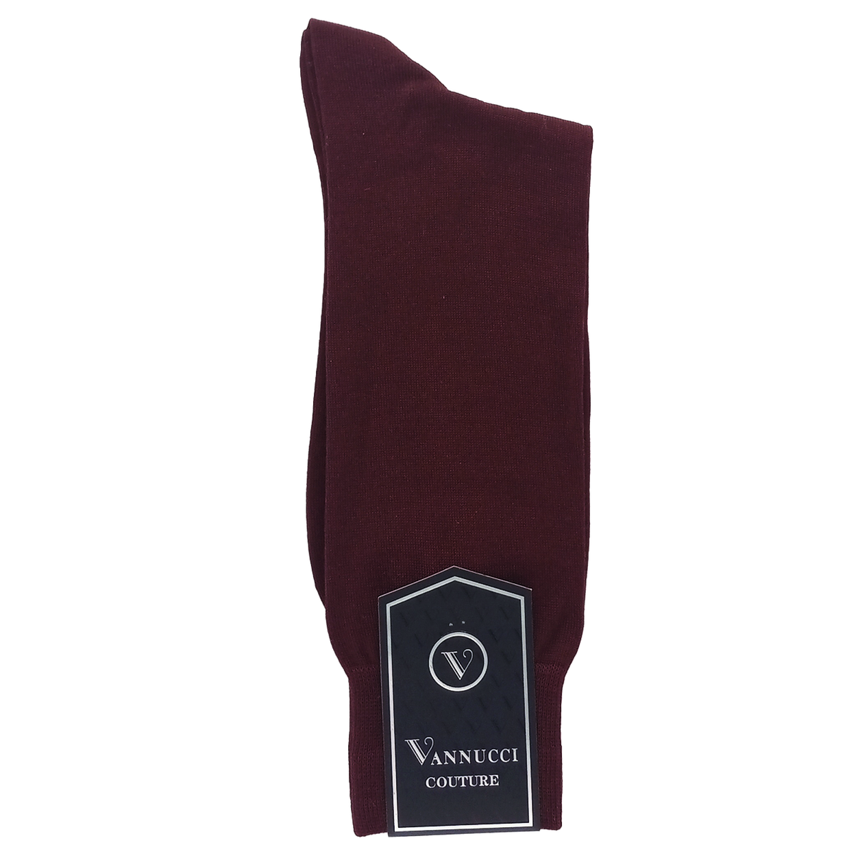 Burgundy Dress Socks image number 1