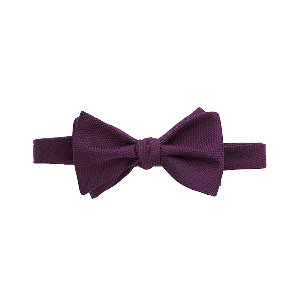 Plum Matte Bow Tie image number 1