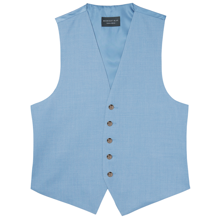 Oxford Blue Stretch Separates Vest