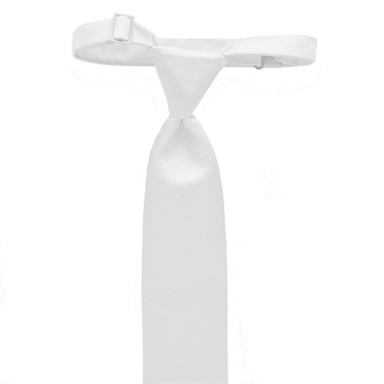 White Long Tie image number 1