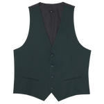 Dark Green Wool Vest image number null