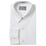 White Laydown Collar Shirt image number null
