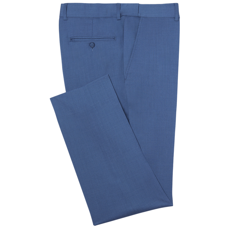 Steel Blue Performance Fabric Suit Pants