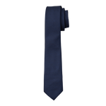 Navy Textured Long Tie image number 1