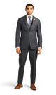 Charcoal Stretch Suit Separates image number 1