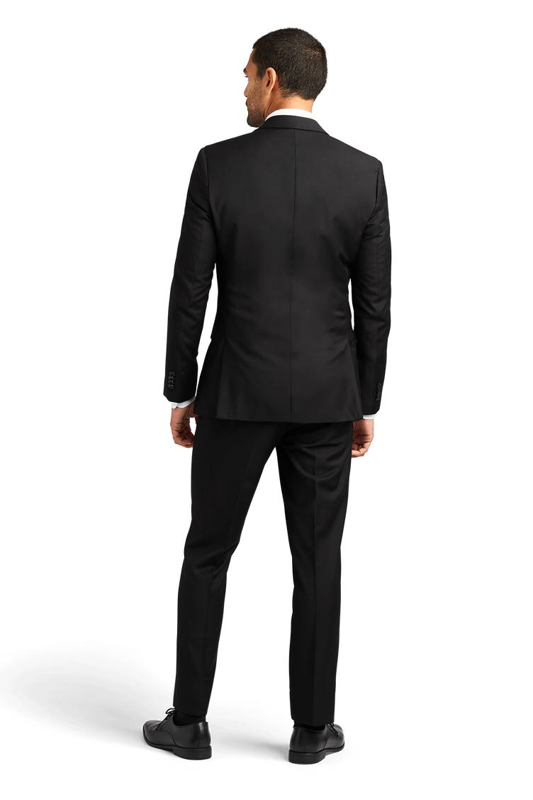 Black Stretch Suit Separates image number null