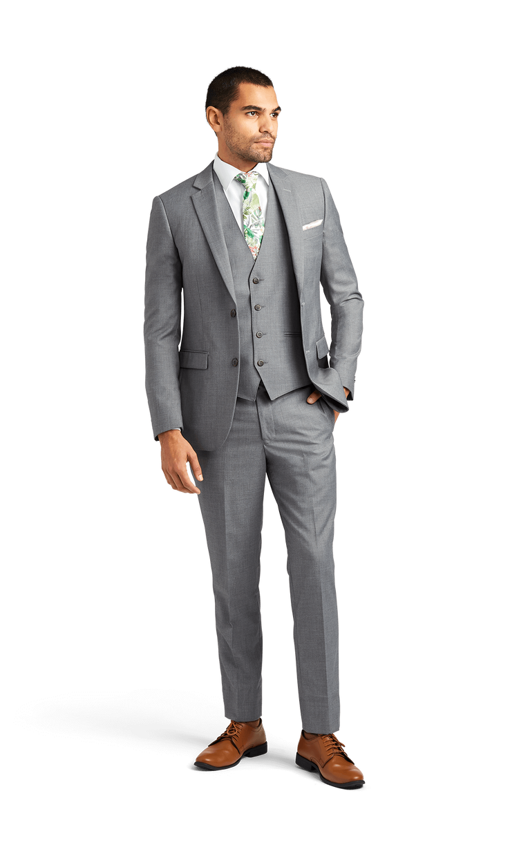 Grey Stretch Suit Separates image number 1