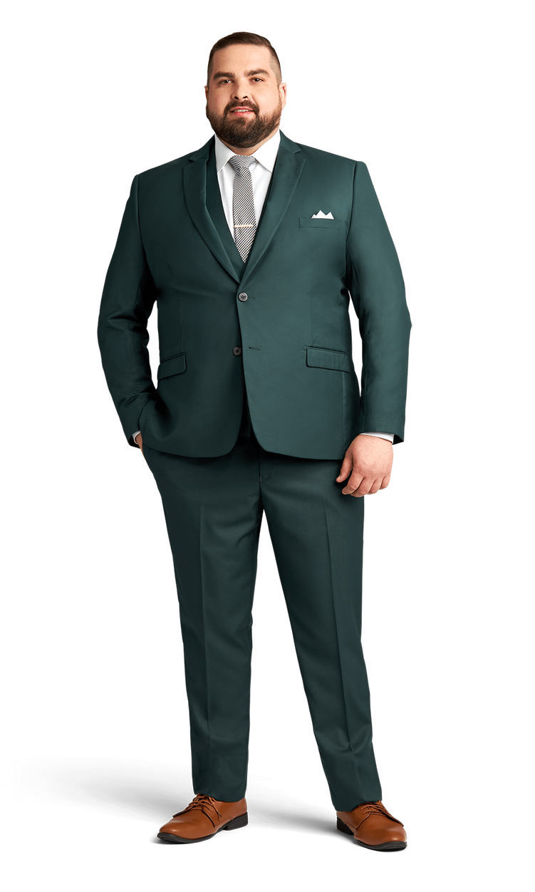 Green Stretch Suit Separates image number null