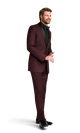 Burgundy Camden Tuxedo image number 2