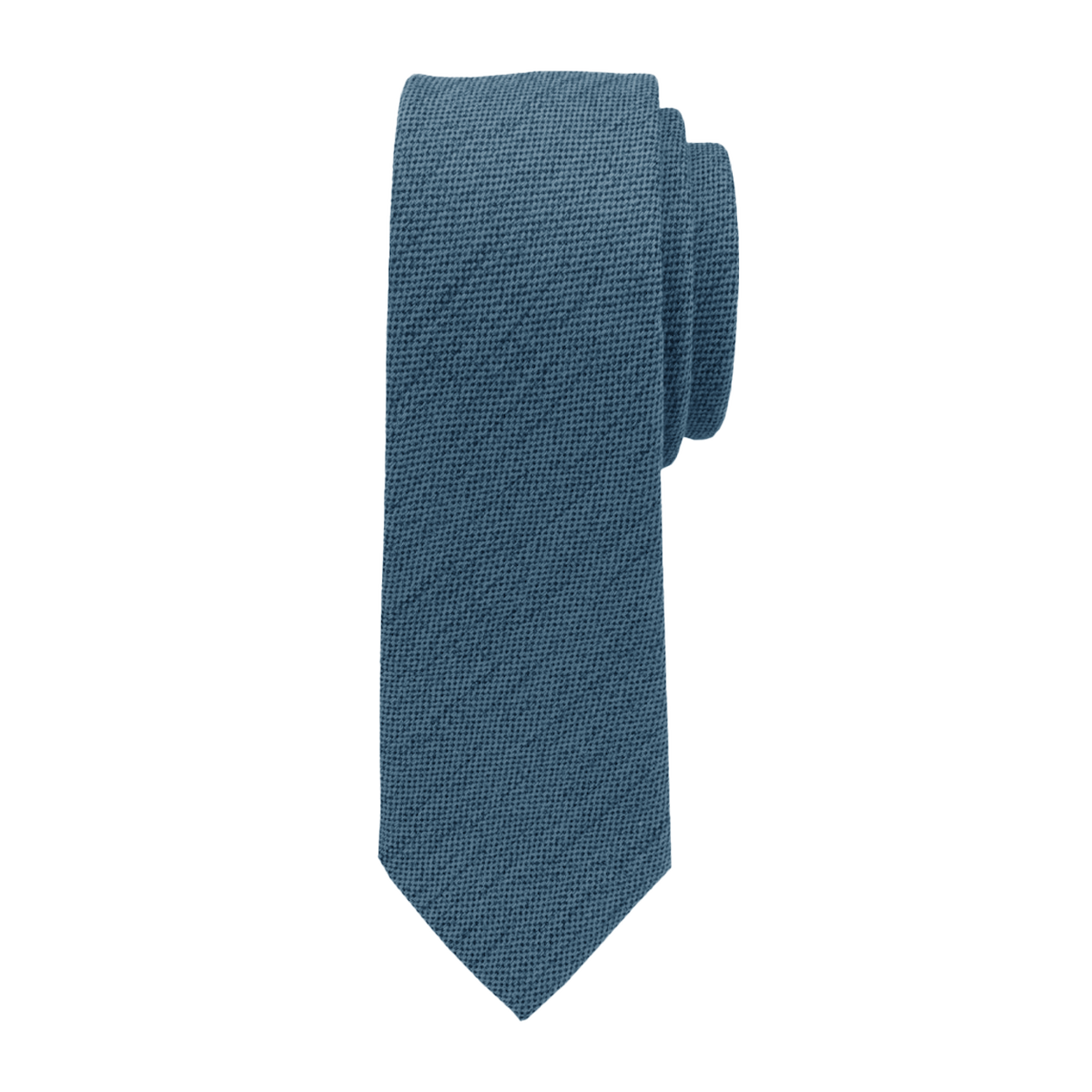 Dusty Teal Slim Self Tie  image number 1